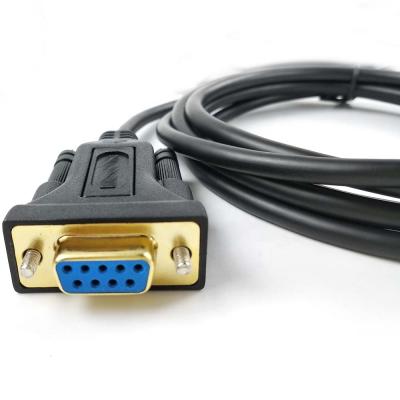 China COMPUTER db9f to usb DB9 to female rs232 plug adapter cable ftdi for sale