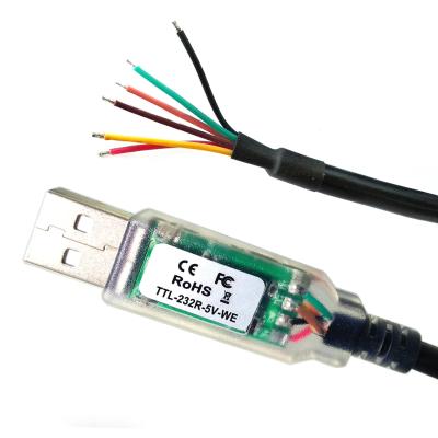 China COMPUTER UART to USB TTL Cable FT232RQ Chip FT232RQ Wire End 3.3V TTL 232r 3v3 Adapter for sale