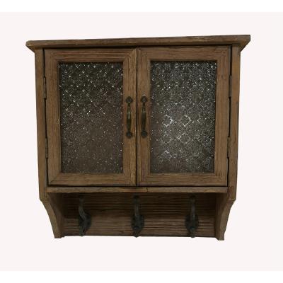 China Vintage Style Wall Cabinet Cabinet Wall Mount Living Room Eco-friendly Wooden Wall Cabinet With Doors for sale