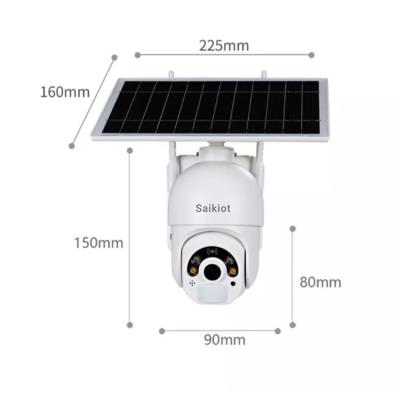 China Low  Power Smart solar security camera outdoor wifi night vision surveillance wireless network cctv ip camera hd infrared camera for sale for sale