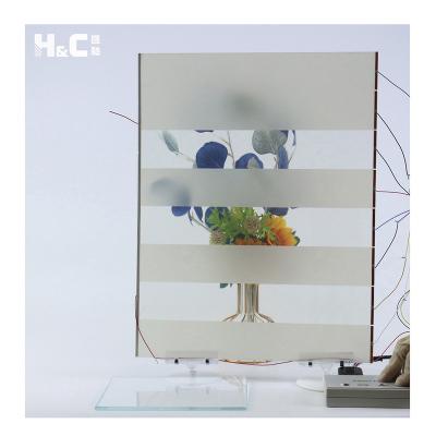 China Modern smart blinds patterned remote control switchable smart pdlc film glass windows for sale