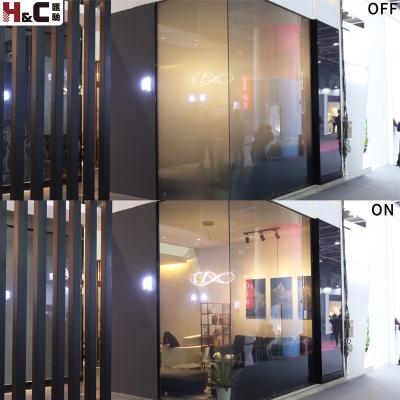 China Gray Color Dimmable Electornic PDLC Smart Self Adhesive Film From China Factory for sale