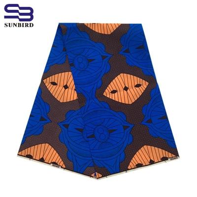 China Factory Price 100% Polyester Printed Fabric Double Faced African Double Side Printed for sale