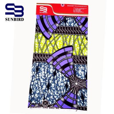 China Super Luxury Lagos Wax Wholesale Anti-Static Ankara Fabrics For Dress Making for sale