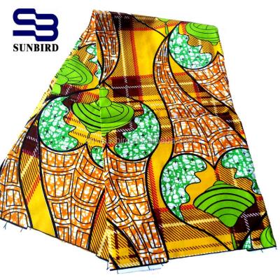 China Hot Sales Anti-Static Batik Fabric African Wax Printed Fabric for sale