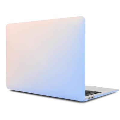 China Factory Wholesale High Quality Eco-friendly Cover Cream Laptop Rainbow Hard Case For Macbook Pro Air 2020 13.3 11.6 12 15.4 15.4 16 M1 for sale