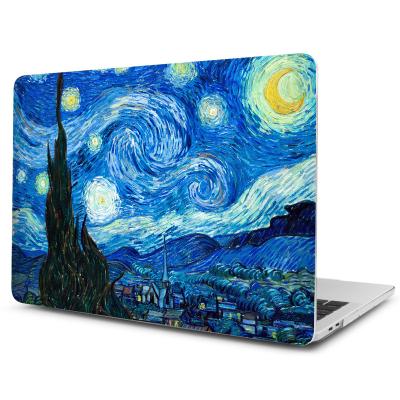 China Tailor Made Eco-friendly OEM Painting Hard UV Printing Crystal Laptop Covers Case For Apple Macbook Pro 13 16 15 for sale