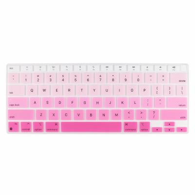 China Silicoen Eco-friendly Waterproof Laptop Keyboard Cover Dustproof Protector for Macbook Air 13 A2337 for sale