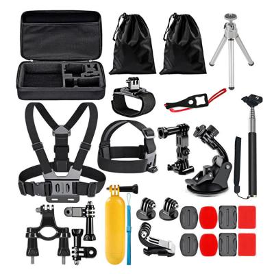 China Mount and Protect Action Cameras Anywhere 15 in 1 Set Camera Accessories Kit for Gopro Sony Action Camera AS200V AS30V AS100V Xiaomi YI Hero for sale