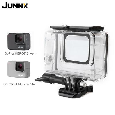 China JUNNX Waterproof Waterproof Scuba Diving Go Pro 7 6 5 Protective Housing Dive Case For Gopro Hero for sale