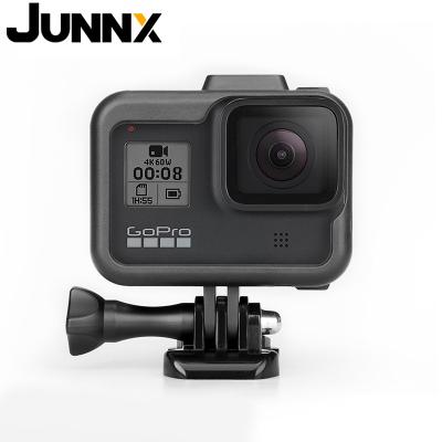 China JUNNX Protective Aluminum Alloy Gopro 8 Camera Frame Shell Black Protective Housing Case For Gopro Hero 8 for sale