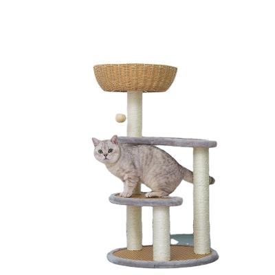 China 2021 New Summer Stocked Selling Household Cat Climbing Frame Cat Nest for sale