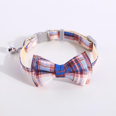 China Personalized Cute Modern Bowknot Style Pet Cat Dog Collar Leash Support Customized Wholesale for sale