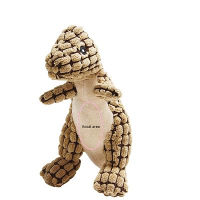 China Viable Wholesale Pet Products Dinosaur Dog Toys Train Plush Dog Toy for sale