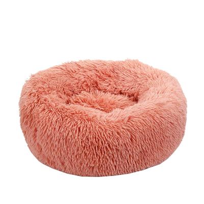 China Long Viable Plush Pet Garbage For Cats And Dogs Bed Leatherette Universal Round Washable Su And Machine Factory Shipping for sale