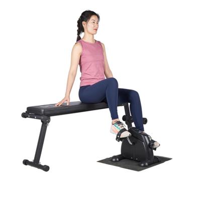 China Mini Pedal Under Desk Exercise Portable Indoor Bike Arm and Leg Test Program for Young and Old 42*19*32CM for sale