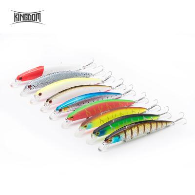 China Minnow Wobbler Kingdom 3523 Minnow Floating Fishing Lure 13cm High Quality Artificial Baits Action Wobblers Good For Saltwater Jertbait for sale