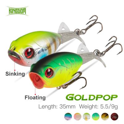 China KINGDOM Goldpop 1503/1504 Floating/Sinking Snap/Crayon Twin Brothers 5.5g/9g Artificial Bait Hard Freshwater Bait 1503/1504 for sale