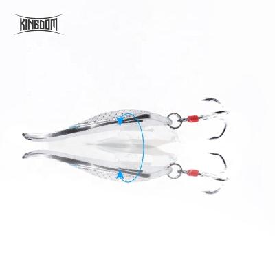 China Alloy Kingdom 3401 Aluminum Alloy Fishing Lures vcm Hooks Swimbait 5g-21g Metal Spoon Fishing Lure Artificial Lure Bait Fishing Tackle for sale