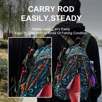 China UNIVERSAL Multifunctional Lure Fishing Rod Bag Backpack for sale