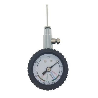 China Different Units (0-1.4bar PSI Sports Ball Tools Pressure Gauge With Needle For Ball Pressure Gauge for sale