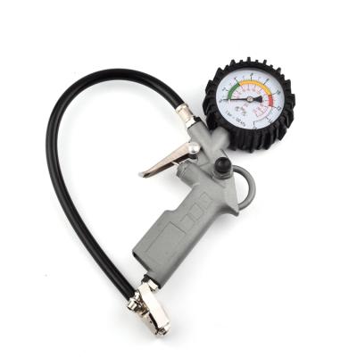 China Gauge Tire Pressure Tire Inflator Pressure Gauge Tire Inflating Gun For Car Truck Motorcycle Vehicle for sale