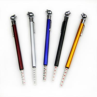 China Colorful Pen Pencil Ruler Pressure Meter Tire Pressure Gauge GP201 for sale