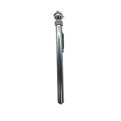 China Chrome Plated Pen Pencil Tire Pressure Gauge With Plastic Bar 10-50/100psi GP202 On 4 Sides for sale