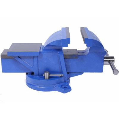 China 3/4/5/6/8/10 Inch Universal Cast Iron Bench Vise Factory With Swivel Base for sale