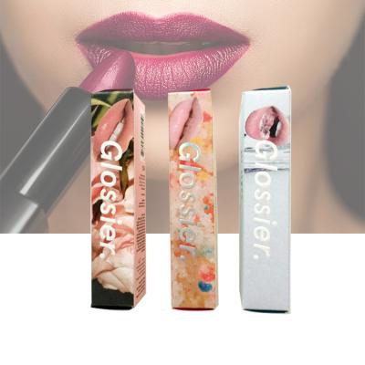 China Recyclable Custom Empty Lip Gloss Lip Balm Lip Gloss Packaging Kit Cosmetic Set Display Gift Gold Lip Gloss Tube Paper Boxes for sale