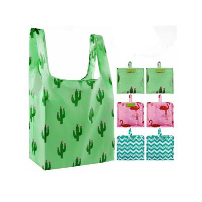 China Eco-friendly Printing 600 Denier Logo Sublimation Vietnam Promotion Nylon Polyester Collapsible Tote Bag for sale