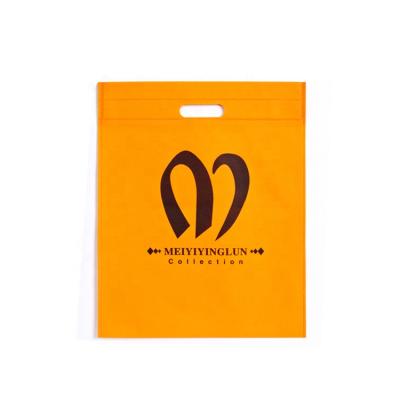 China Eco Friendly Custom Logo Boutique Shopper Recycled Eco-Friendly Ultrasonic Nonwoven Shopping Die Cut Bag for sale