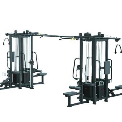 China Commercial Use Commercial weight stack selectorized gym equipment 8-multi station infinite power fit pure commercial gym equipment for sale