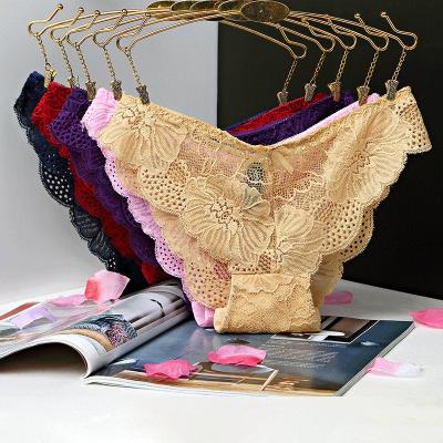 China Breathable Soft Indian Sanitary Lace Ladies Nursing Lady Brief Panties For Women for sale