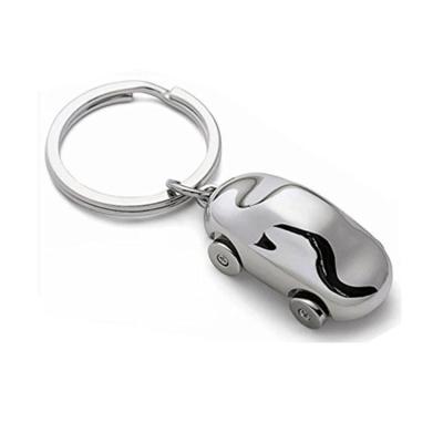 China High Quality Custom Realistic Car Key Ring Stainless Steel Promotion Gift Metal Key Chain Car Shape Cute Mini Car Key Chain for sale