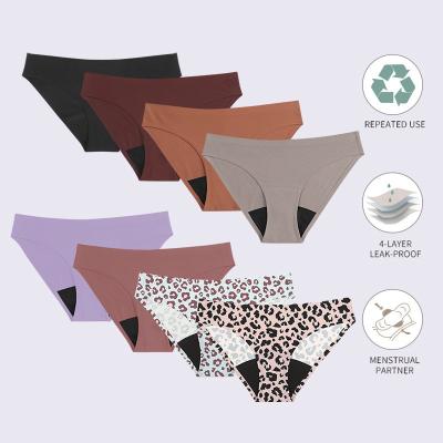 China Materninty Wholesale Antibacterial High Quality Sanitary Panties Leak Proof Menstrual Period Underwear Girl Period Panties Breathable for sale