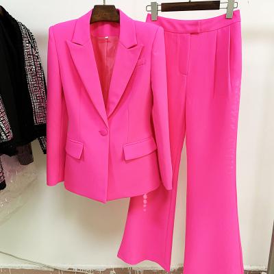 China Anti-wrinkle ready to ship wholesale office lady fashion women's work suit women's uniform suits for sale