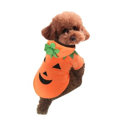 China Cartoon dropshipping 2023 new cat pet clothes, pumpkin funny clothes, pet costumes, cute pet Halloween costumes for sale