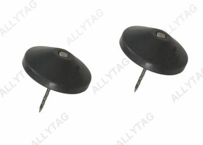 China Security Hard Anti Theft Accessories , Plastic Head Steel Security Tag Pin 16mm for sale