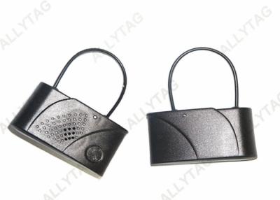 China Bag Or Luggage Self Alarm Tag / 2 Alarm Anti Theft Retail Hang Tags With 12cm Cable for sale