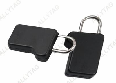 China Handbags AM / RF Security Tag , Stainless Steel Hook Pad Lock Hard Tag For Luggage Anti Theft for sale