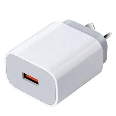 China Travel AC Power Charger Adapter 18w 3a USB Travel Charger For Apple iPhone Xiaomi MI Mobile Phone Charger Adoptor Fast Au Plug for sale