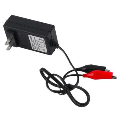 China Universal Black Lead Acid Charger 12V 1.3A Universal Black Usb Battery Car Pre Charge Sealed Sealed Battery Charger for sale