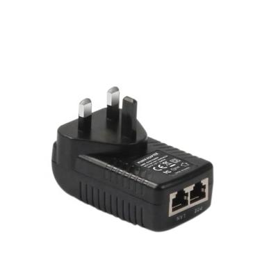 China Electronic products 24v 1a power over ethernet poe adapter 12v 5v 1a 802.3af ac dc 48v 0.6a poe power adapter for sale