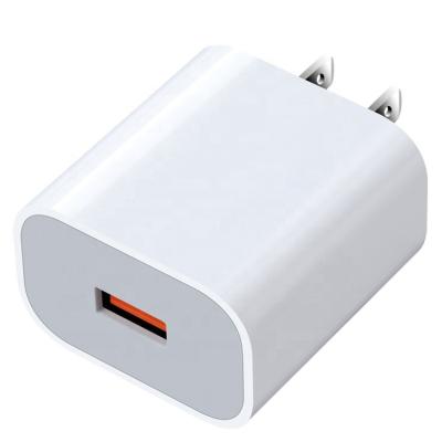 China Mobile Phone Usb Fast Changing qc3.0 5v2a Quick Charger 9v2a For Eu iphone mobile qc3.0 Us Amazon Usb Wall Charger for sale