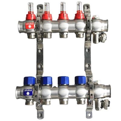 China Modern high quality 304 stainless steel manifold for underfloor heating for sale