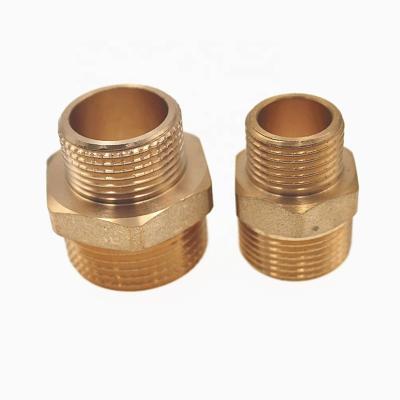 China Faster Installation Brass Reducing Coupling Equal Threaded Fittings To Plumb PEX Pipes DVGW Standard for sale