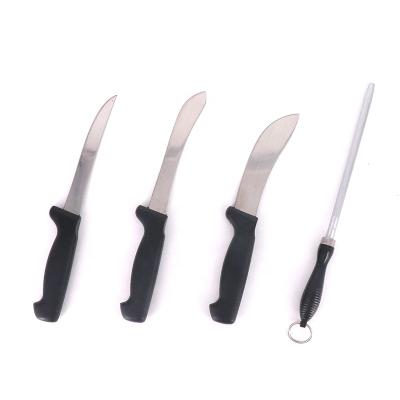 China Stocked 4 Piece Camping Fishing Hunting Net Knife Tool Outdoor Fishing Cutlery Set for sale