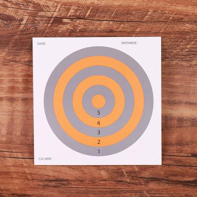 China Circular Shooting Color Shooting Paper Aims Training Goal Shooting Paper Target 15 Cm 20 Pcs Non Adhesive for sale