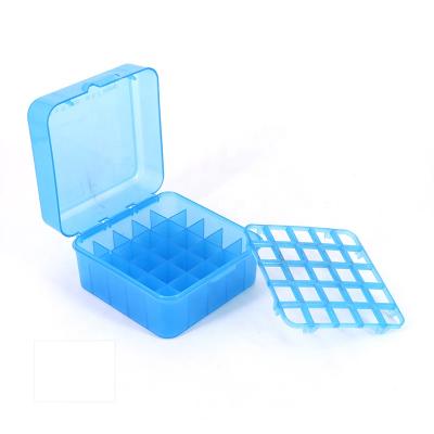 China Recycled Materials Customized Portable High Quality PP Plastic Box 25 Round Shell Box Waterproof Ammo Box Storage Case for sale